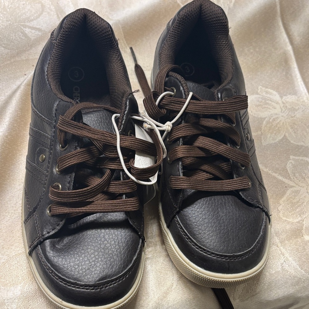 Cherokee Brown Kids Dress Shoes